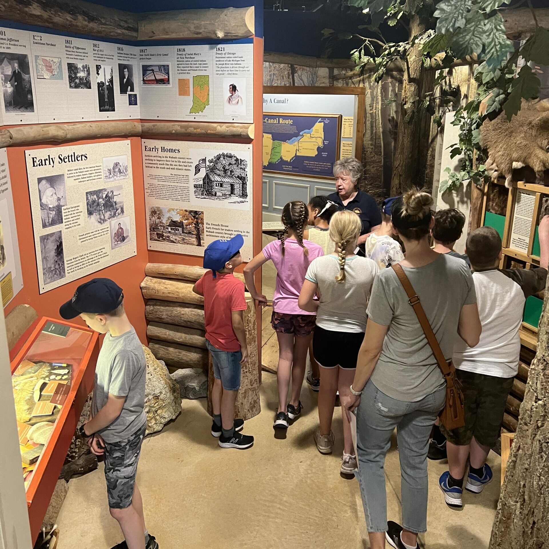 Guided tour in the museum